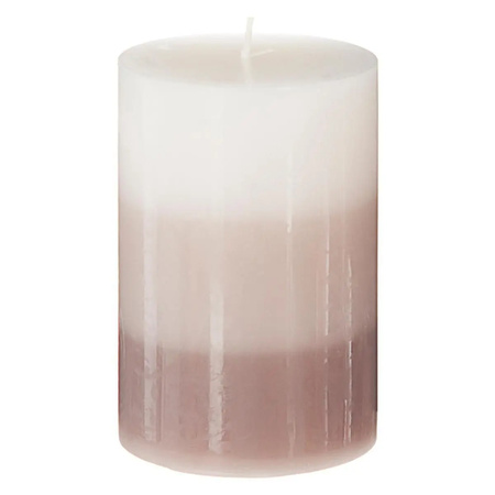 Vanilla scented candle set with 1x pillar candle and 30x tea lights 