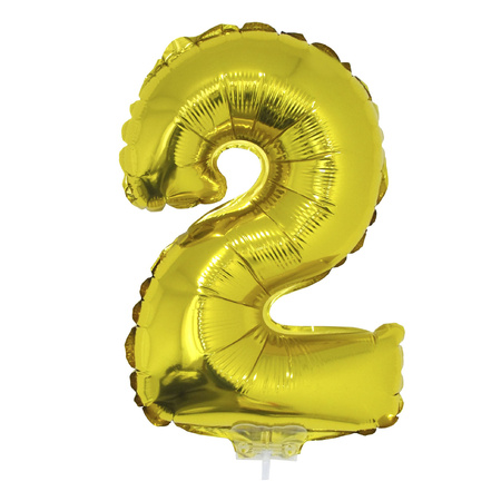 25 years birthday party numbers balloons op stick 41 cm