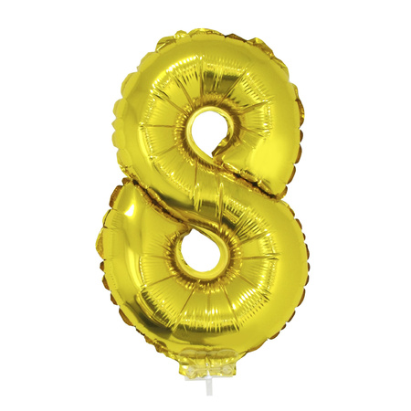 85 years birthday party numbers balloons op stick 41 cm
