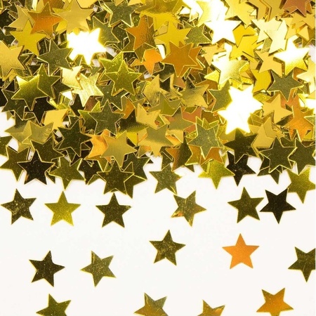 Golden stars confetti bag of 42 gram
