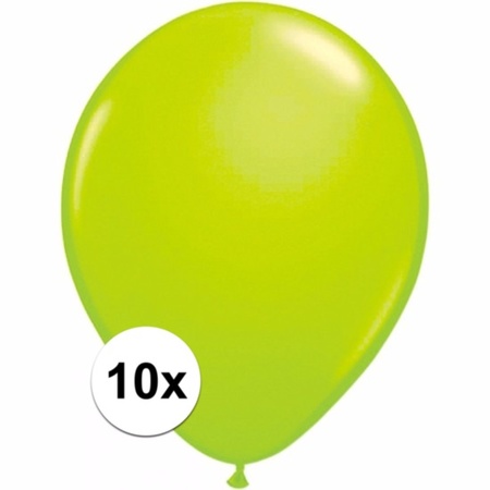 Groene ballonnetjes 10 stuks
