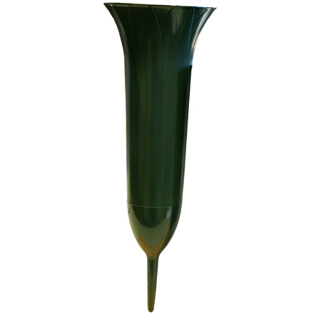 Tomb vase - plastic - green - 37cm