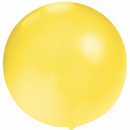 Bellatio Decorations 24x groot formaat ballonnen rood/blauw/geel met diameter 60 cm