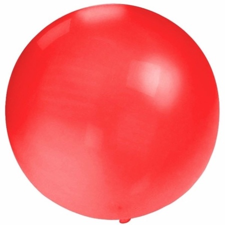 Bellatio decorations 15x large size balloons red/black/yellow dia 60 cm