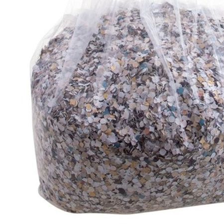 Gerecyclede grootverpakking confetti zak van 20 kilo