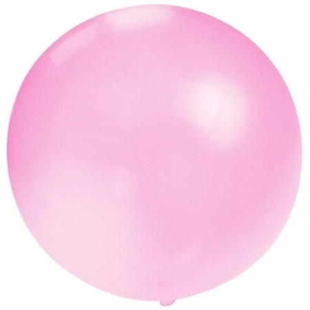 Ronde ballonnen baby roze 60 cm voor helium of lucht