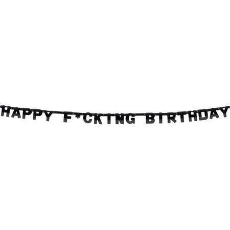 Feestversiering 30 jaar Happy Fucking Birthday