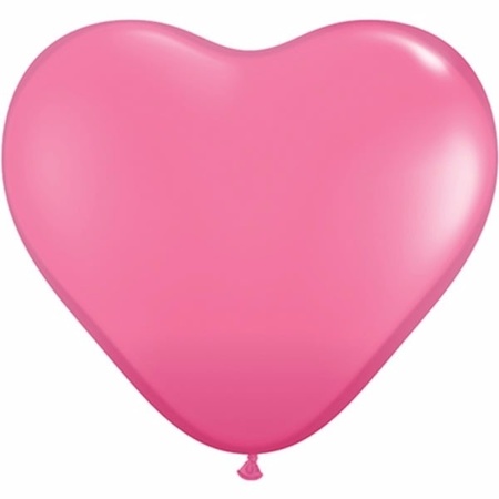 Heart balloons pink 25 pcs