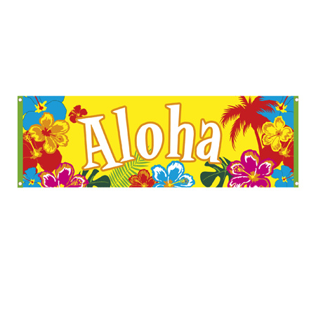 Hawaii versiering banner Aloha