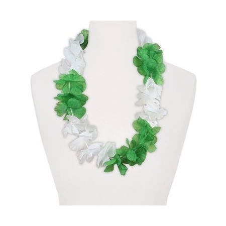 Toppers - Hawaii garland white/green 