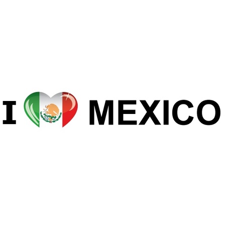Vlag Mexico + 2 gratis stickers