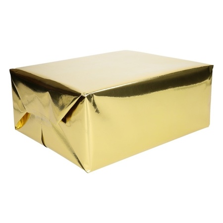 Wrapping paper gold metallic 400 x 50 cm