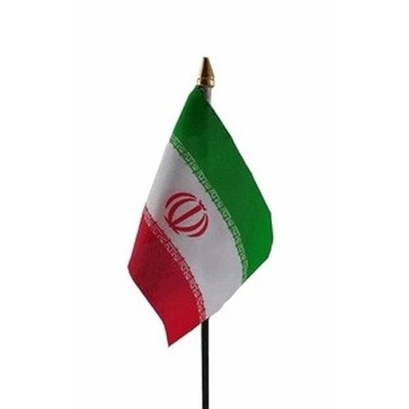 Iraanse landenvlag op stokje