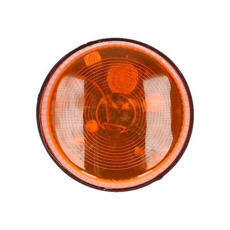 LED zwaailamp/zwaailicht met sirene - oranje waarschuwingslicht - 7 cm