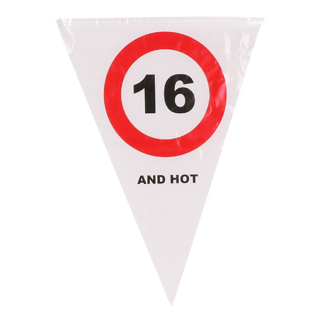 Party decorations 16 years birthday package stop signs