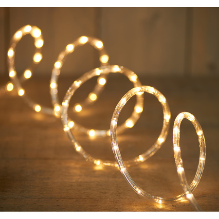 Party rope lights warm white LED 6 m
