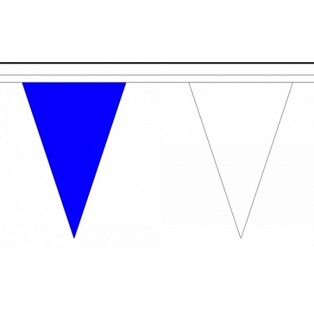 Luxury blue and white bunting 20 meters