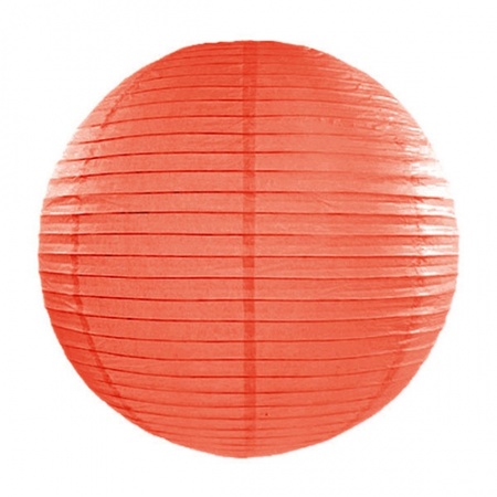 Orange lantern 35 cm with lantern stick