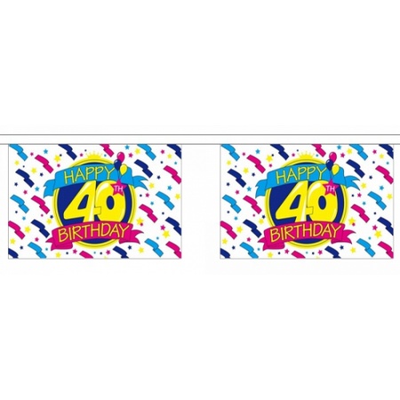 Luxe slinger Happy 40th Birthday