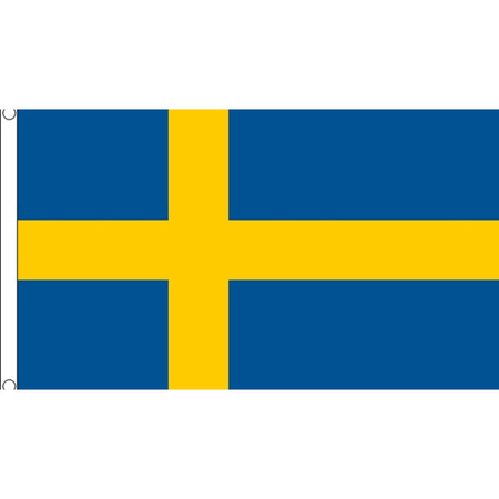 Grote vlag Zweden 150 x 240 cm