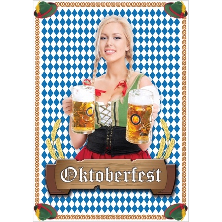 Oktoberfest aankondigings poster
