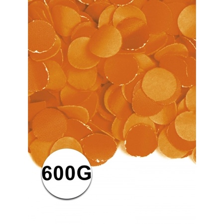 Luxe confetti oranje 600 gram
