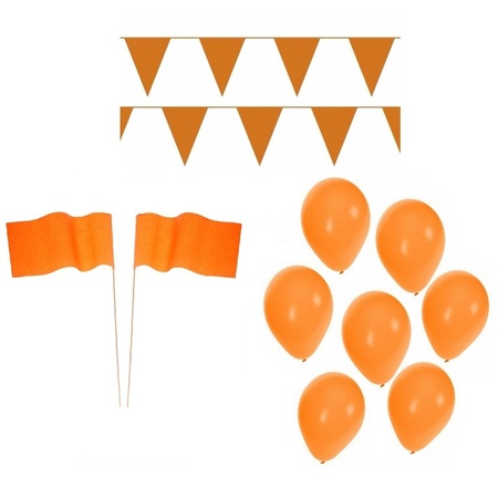 Oranje Koningsdag versiering feestpakket