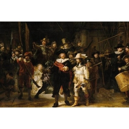 Poster Rembrandt De Nachtwacht 61 x 92 cm kunst wanddecoratie