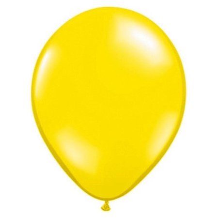 Ballonnen qualatex citroen geel 10 stuks