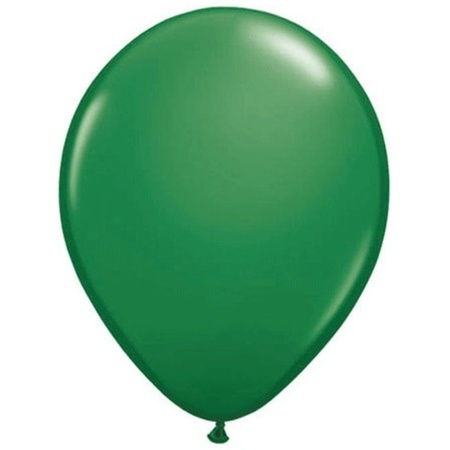 Ballonnen qualatex groen 10 stuks