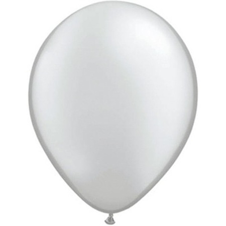 Qualatex balloons metallic silver 25 pcs
