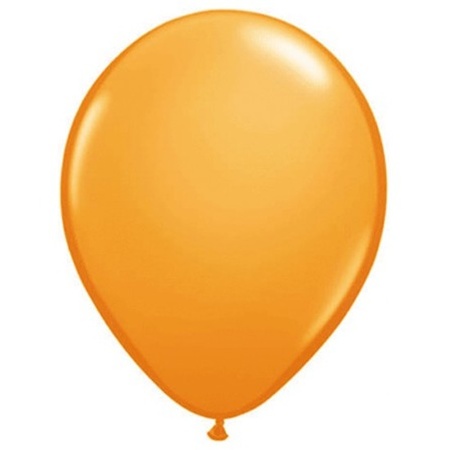 Ballonnen qualatex oranje 10 stuks