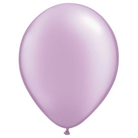 Ballonnen qualatex parel lavendel 25 stuks