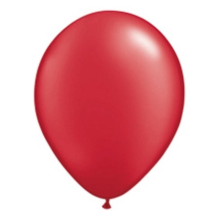 Ballonnen qualatex Ruby rood 10 stuks