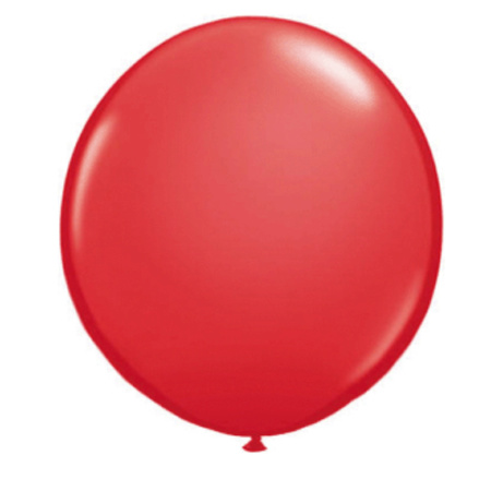 Qualatex rode grote ballon 90 cm
