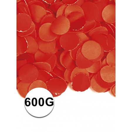 Luxe confetti rood 600 gram