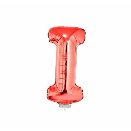 LIEFDE foil balloon red with sticks
