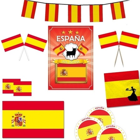 Pakket Spanje feestartikelen