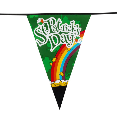 Ierse St Patricks Day vlaggenlijn 8 meter