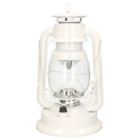 White Led light lantern 34 cm
