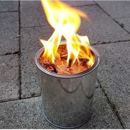 Garden torch fire light in can 11 x 13 cm 5-8 burning hours