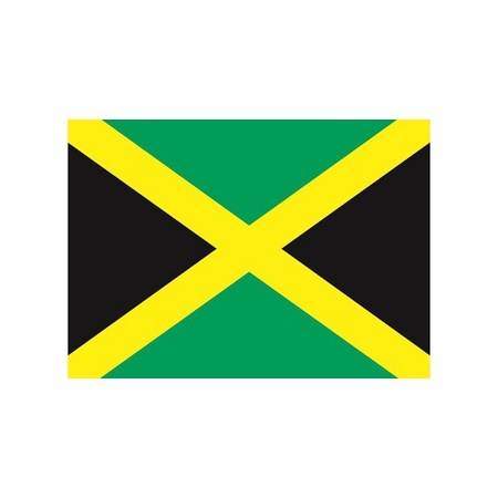 Stickers Jamaica vlaggen