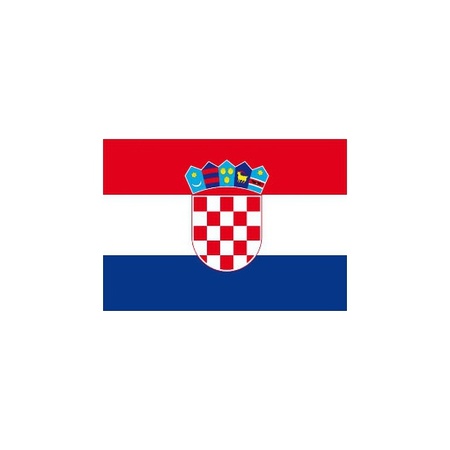 Stickers Kroatie vlaggen