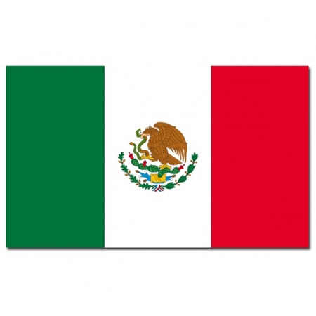 Flag Mexico + 2 stickers
