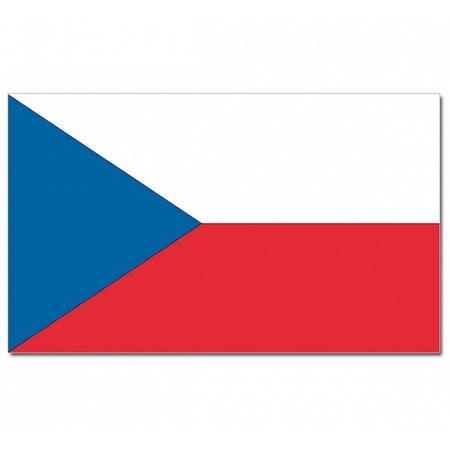Vlag Tsjechie 90 x 150 cm feestartikelen