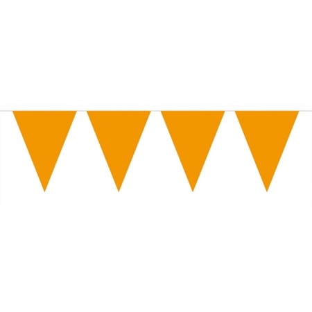 EK/ WK/ Koningsdag oranje versiering pakket met oa  50 meter xl oranje vlaggenlijnen/ vlaggetjes