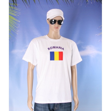 T-shirts met Roemeense vlag
