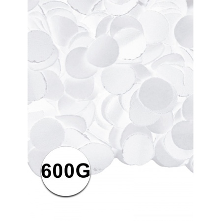 Luxe confetti wit 600 gram