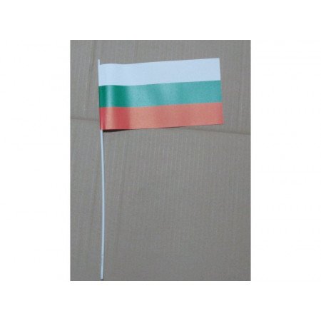 Bulgarije zwaai vlaggetjes 12 x 24 cm