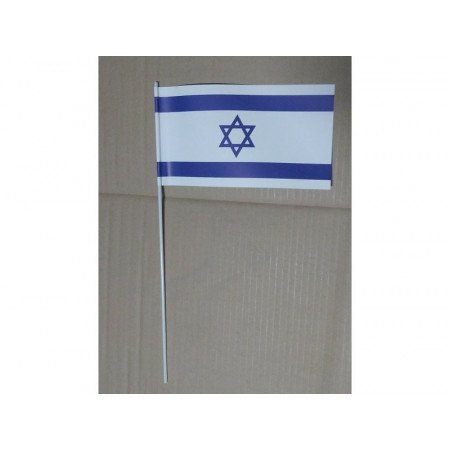 Israel zwaai vlaggetjes 12 x 24 cm